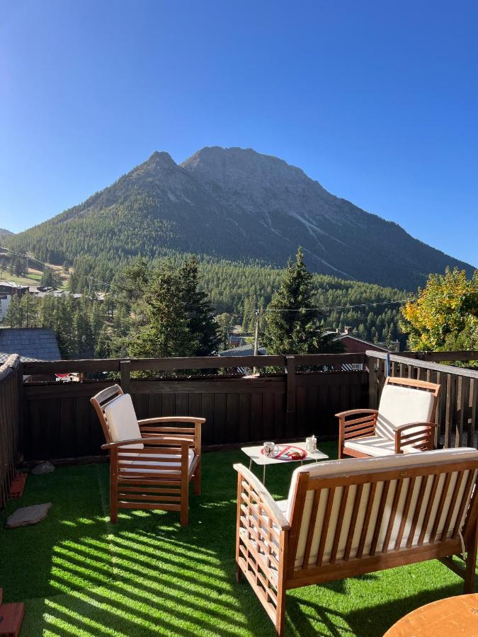 Les Tanieres De Montgenevre - La Marmotte - Duplex 4 P Entierement Renove Avec Vue Magnifique Apartment Bagian luar foto